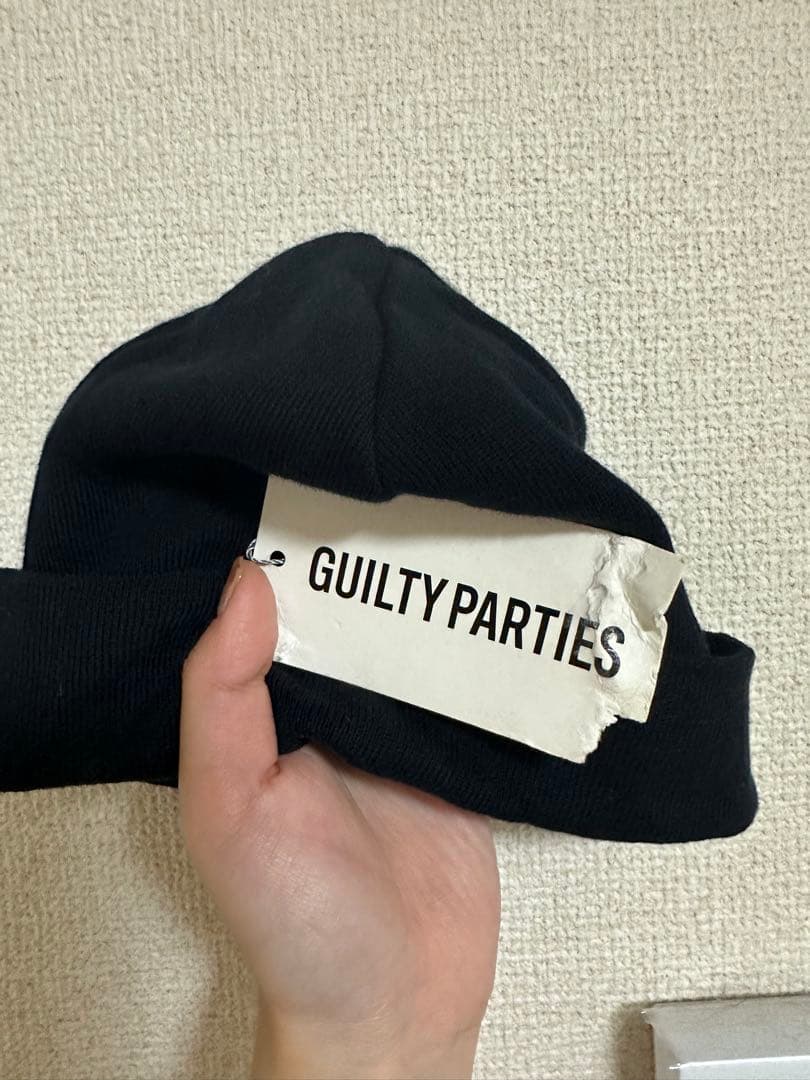 Wacko Maria ブラックニット帽 GUILTYPARTIES