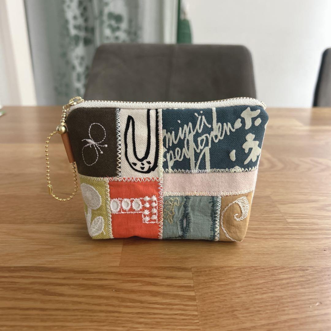 ＊お取置き中＊　ミナペルホネン　ミニミニポーチ　レア　ハンドメイド