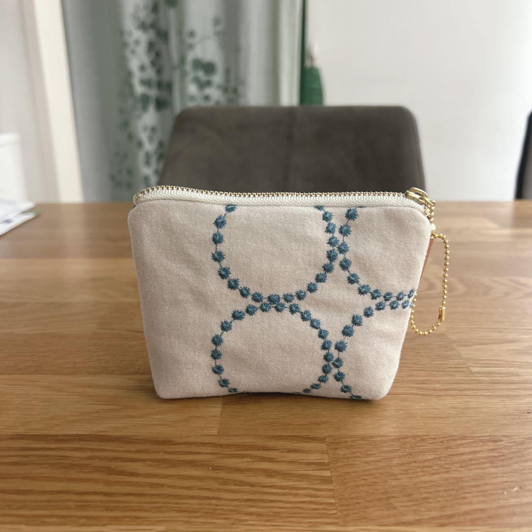 ＊お取置き中＊　ミナペルホネン　ミニミニポーチ　レア　ハンドメイド