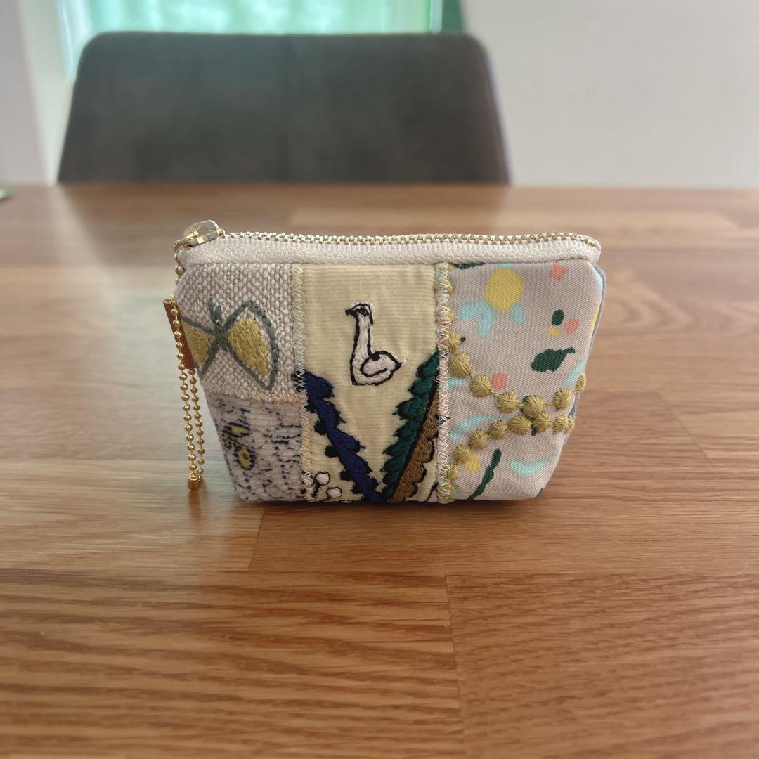 ＊お取置き中＊　ミナペルホネン　ミニミニポーチ　レア　ハンドメイド