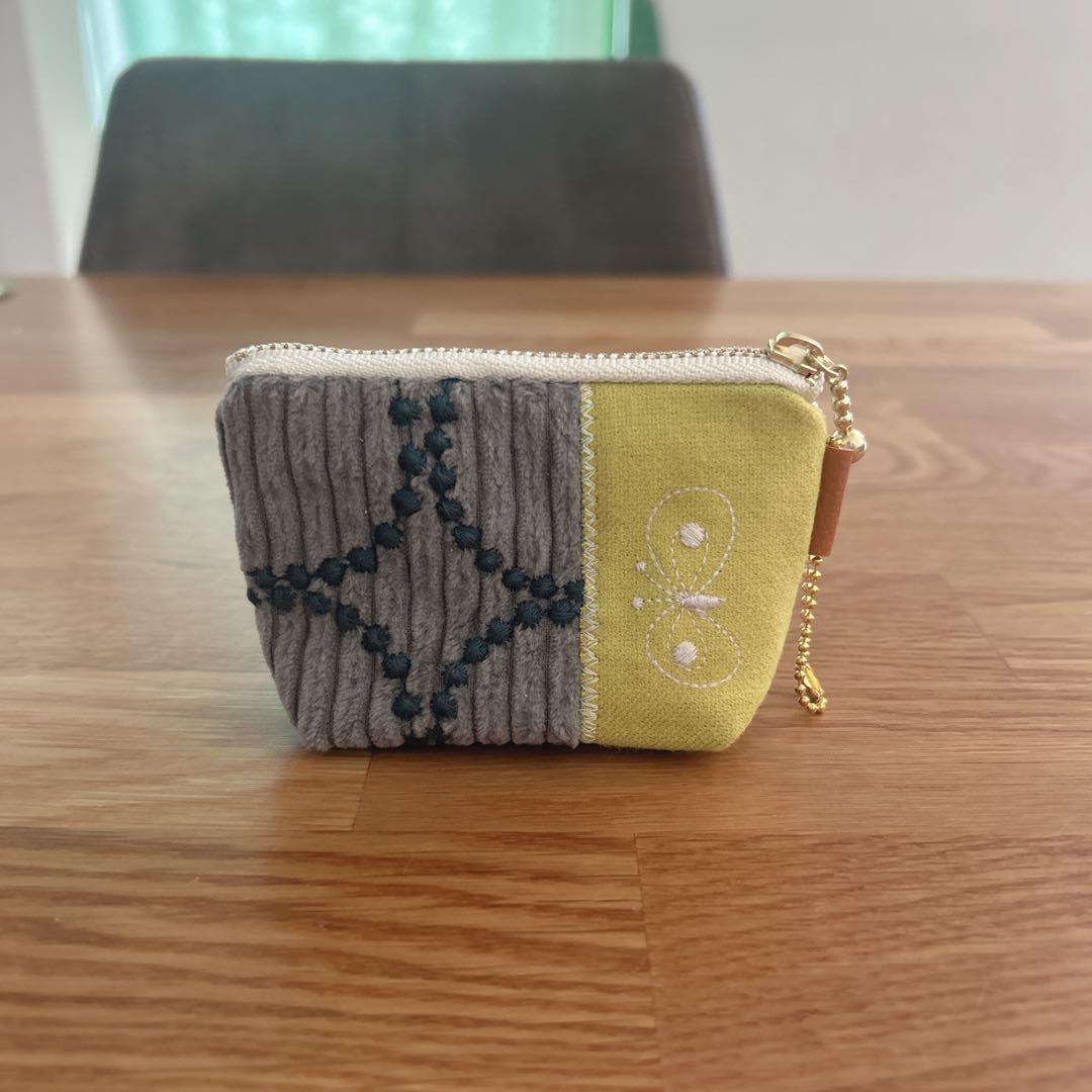 ＊お取置き中＊　ミナペルホネン　ミニミニポーチ　レア　ハンドメイド
