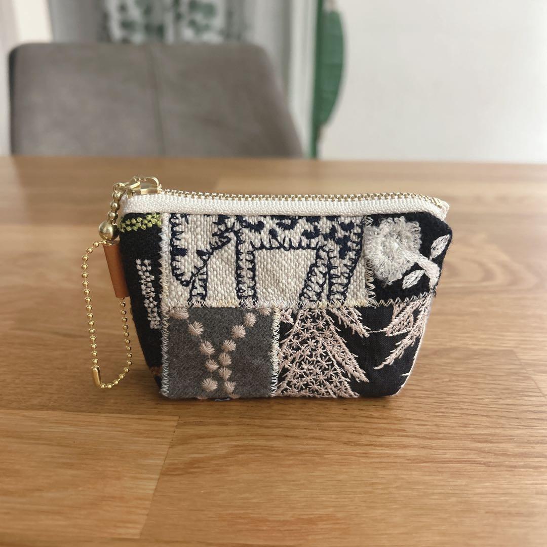 ＊お取置き中＊　ミナペルホネン　ミニミニポーチ　レア　ハンドメイド