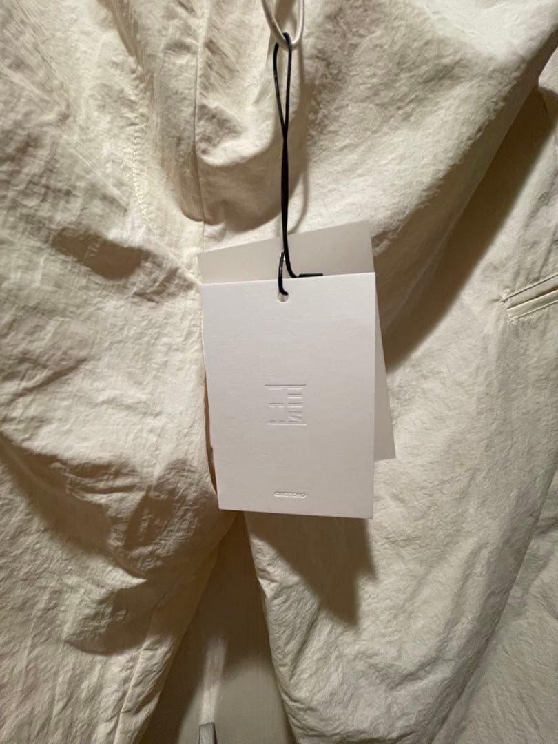 【新品未使用】OHOTORO Nylon Cargo Pants ivory S