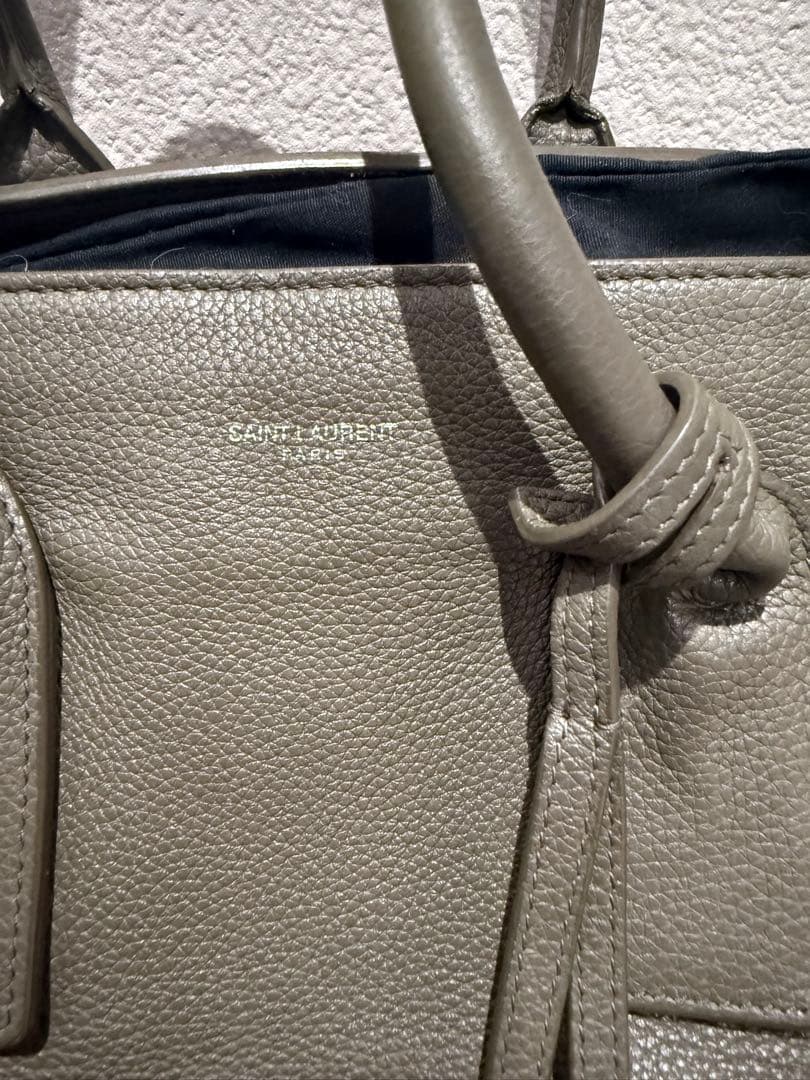 サンローラン パリ ストラップ付 サックドジュール ラージ