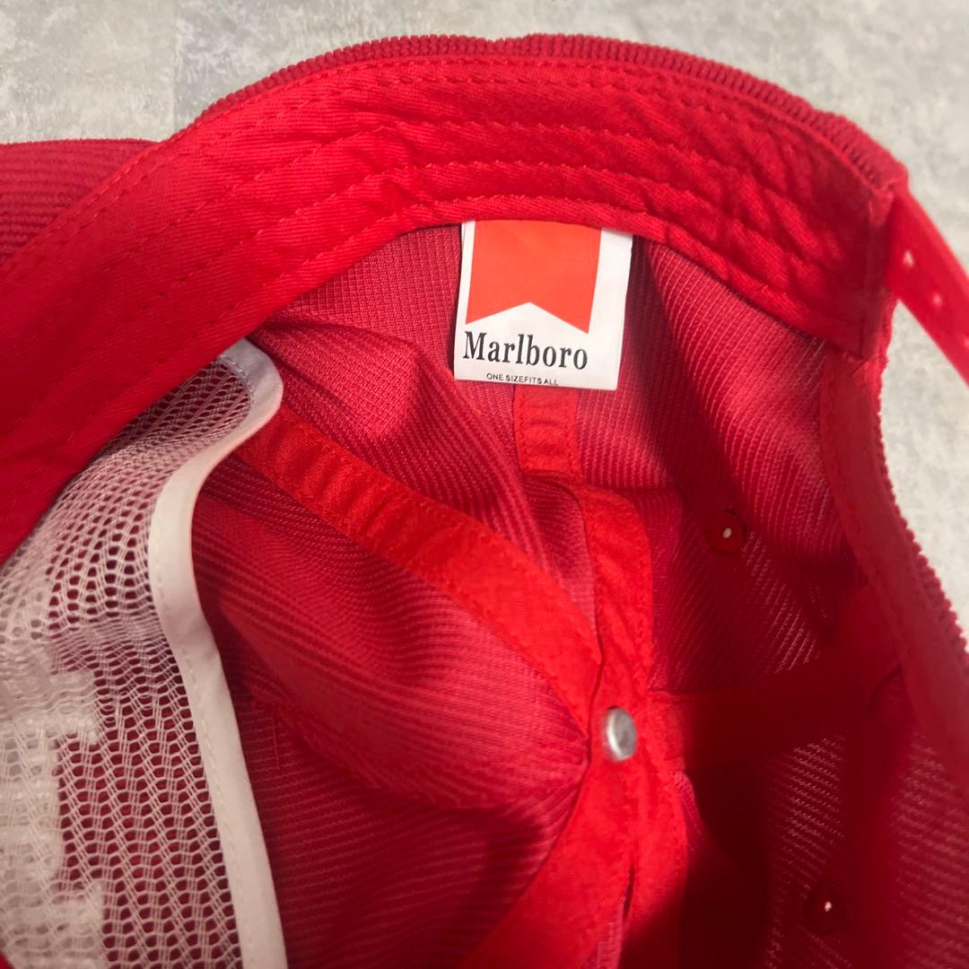 Marlboro キャップ　コーデュロイ　赤