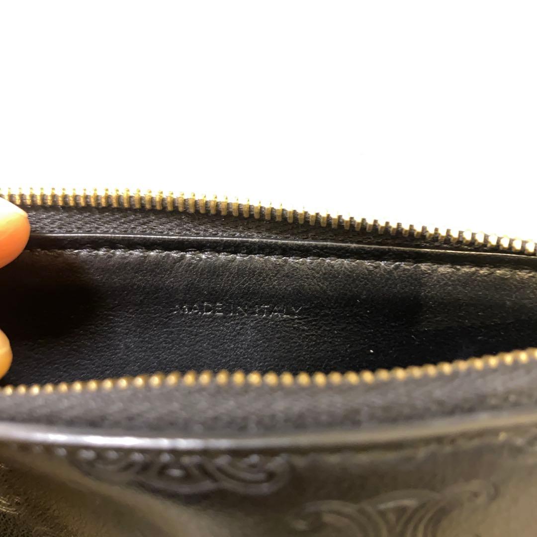 【正規品】セリーヌ　CELINE 黒 レザー ケース 財布　カードケース