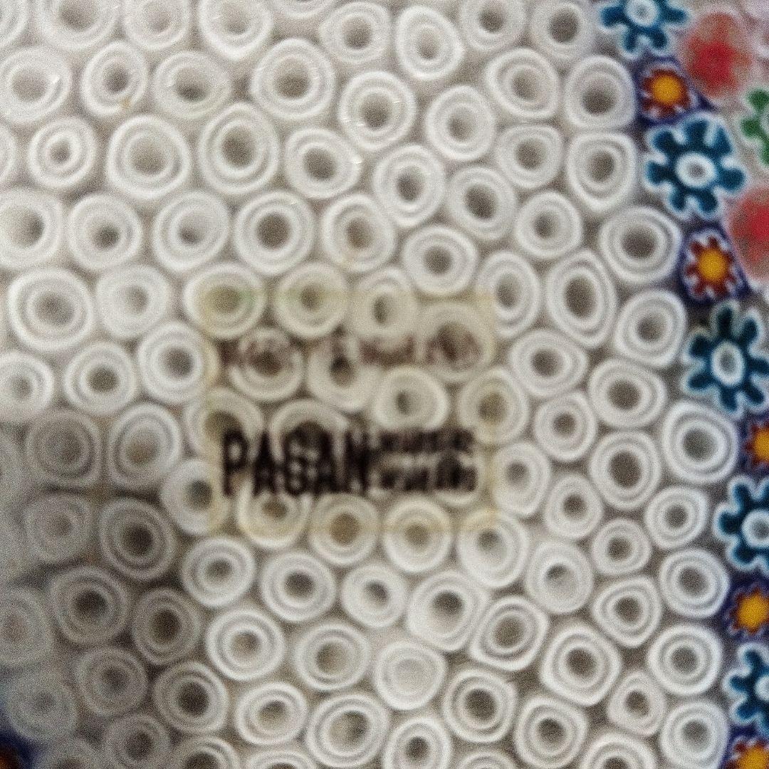 PAGAN　ムラノ ミルフィオリ プレート 皿