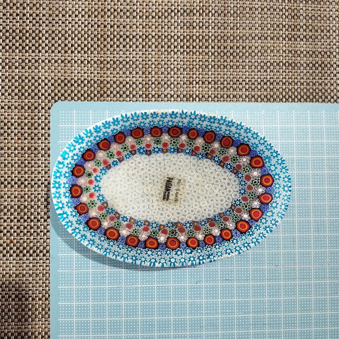 PAGAN　ムラノ ミルフィオリ プレート 皿