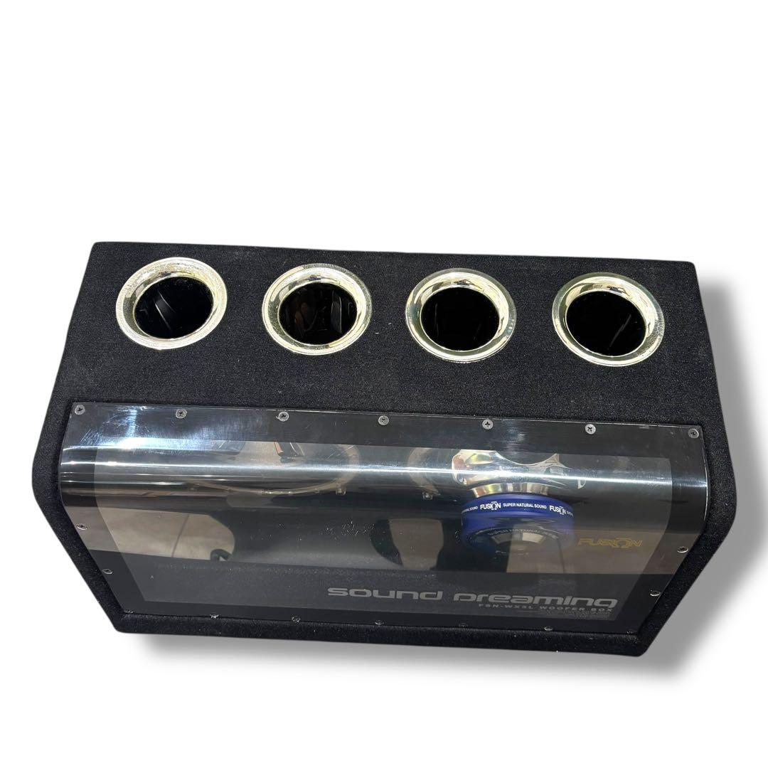 FUSION アンプ内蔵ダブルウーファーボックス サブ FSN-WX5L