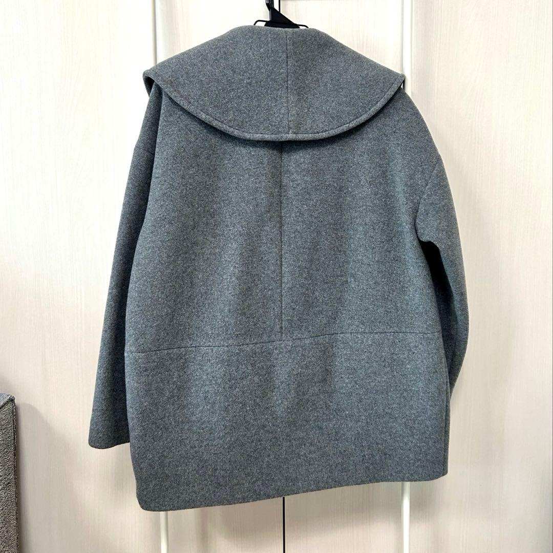 【お買得・中古品】 撥水プルーフメルトン　ビッグカラーコート