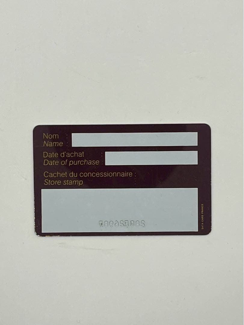 【カルティエ】二つ折り財布　レザー　本革