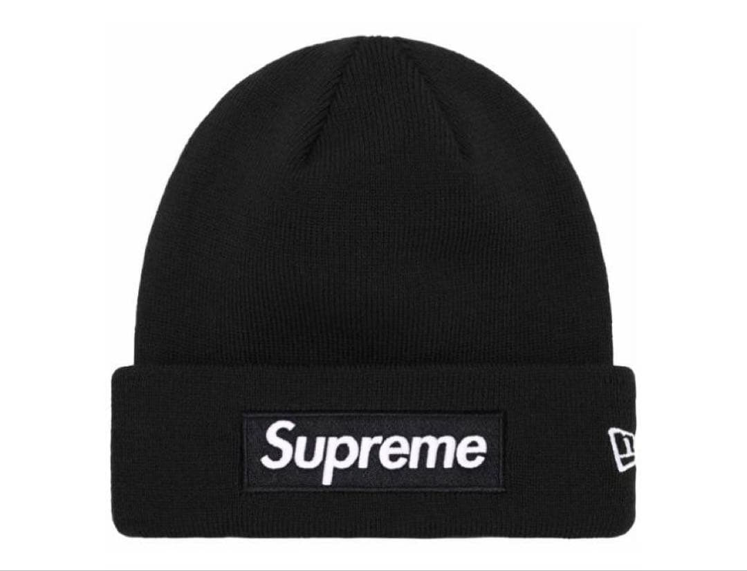 シュプリームSupreme New Era Box Logo Beanie 黒