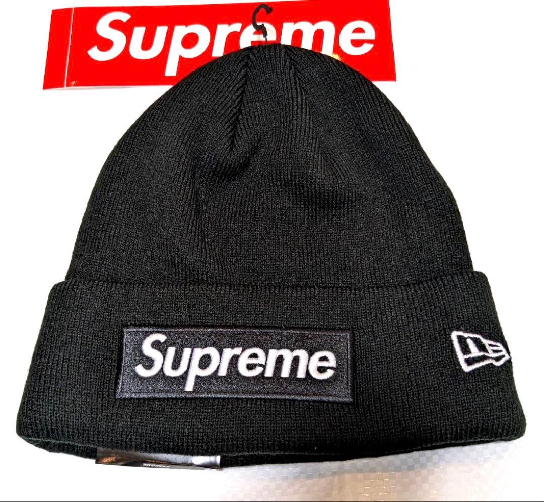 シュプリームSupreme New Era Box Logo Beanie 黒