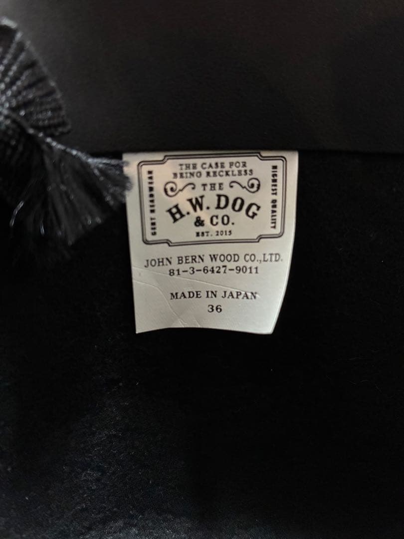 THE H.W. DOG&CO. POINT6.5 D-00008 ハット