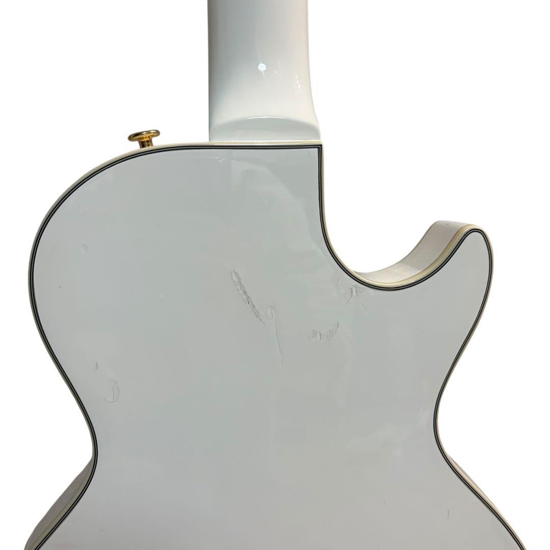 レフティー 左利き GrassRoots レスポール ベース 白 ソフトケース付