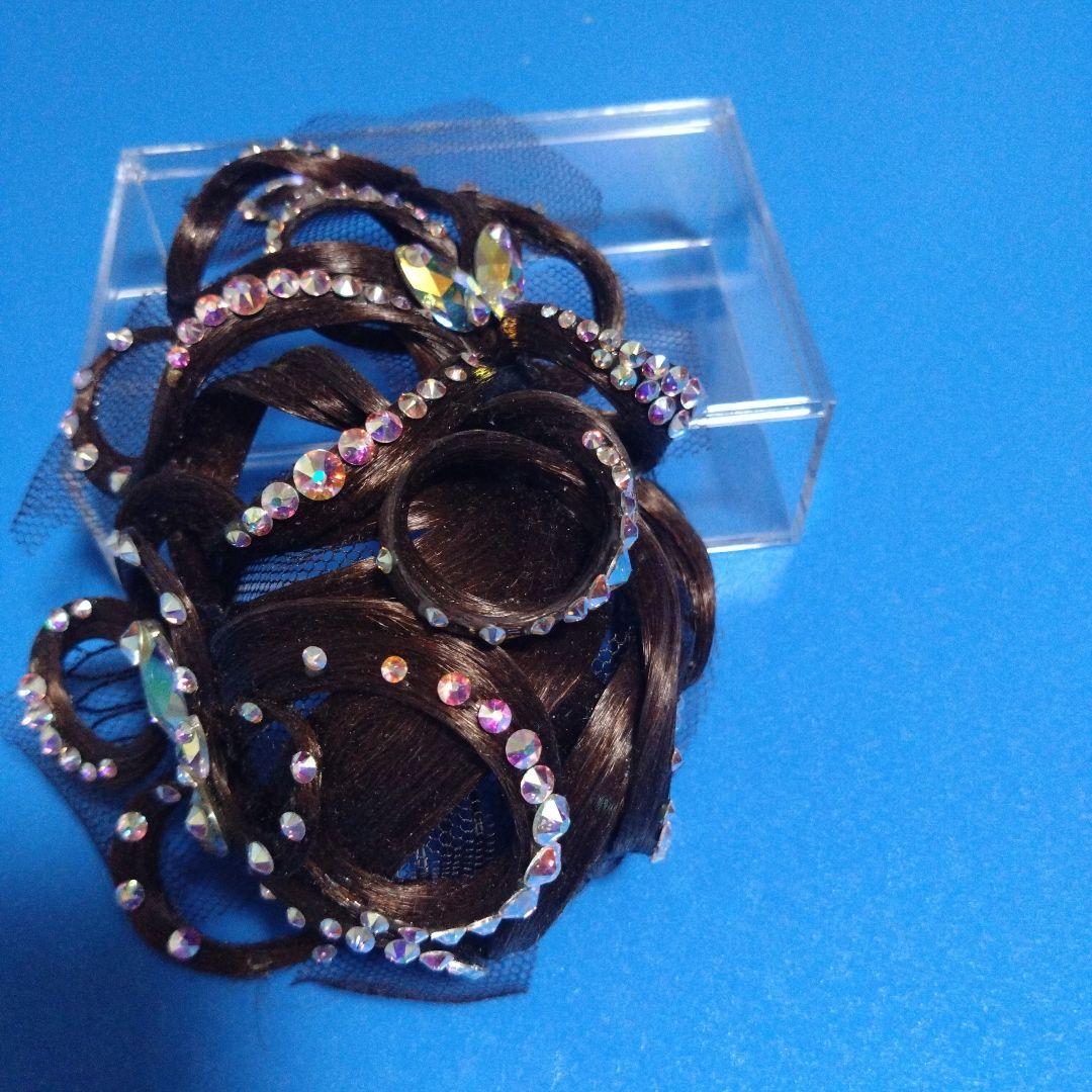 多美咲風　ヘアオーナメント　ヘアアクセサリー 　ストーン付き