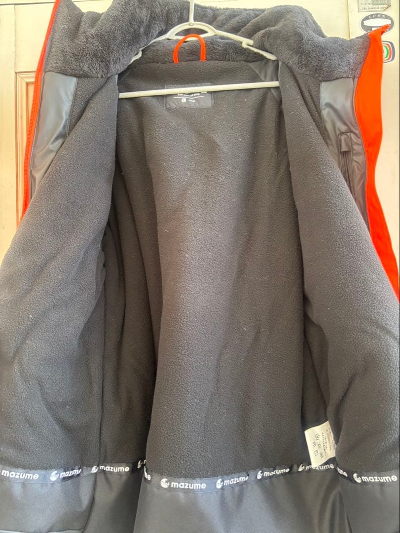 MAZUME フィッシングスーツ(上下セット) オレンジ