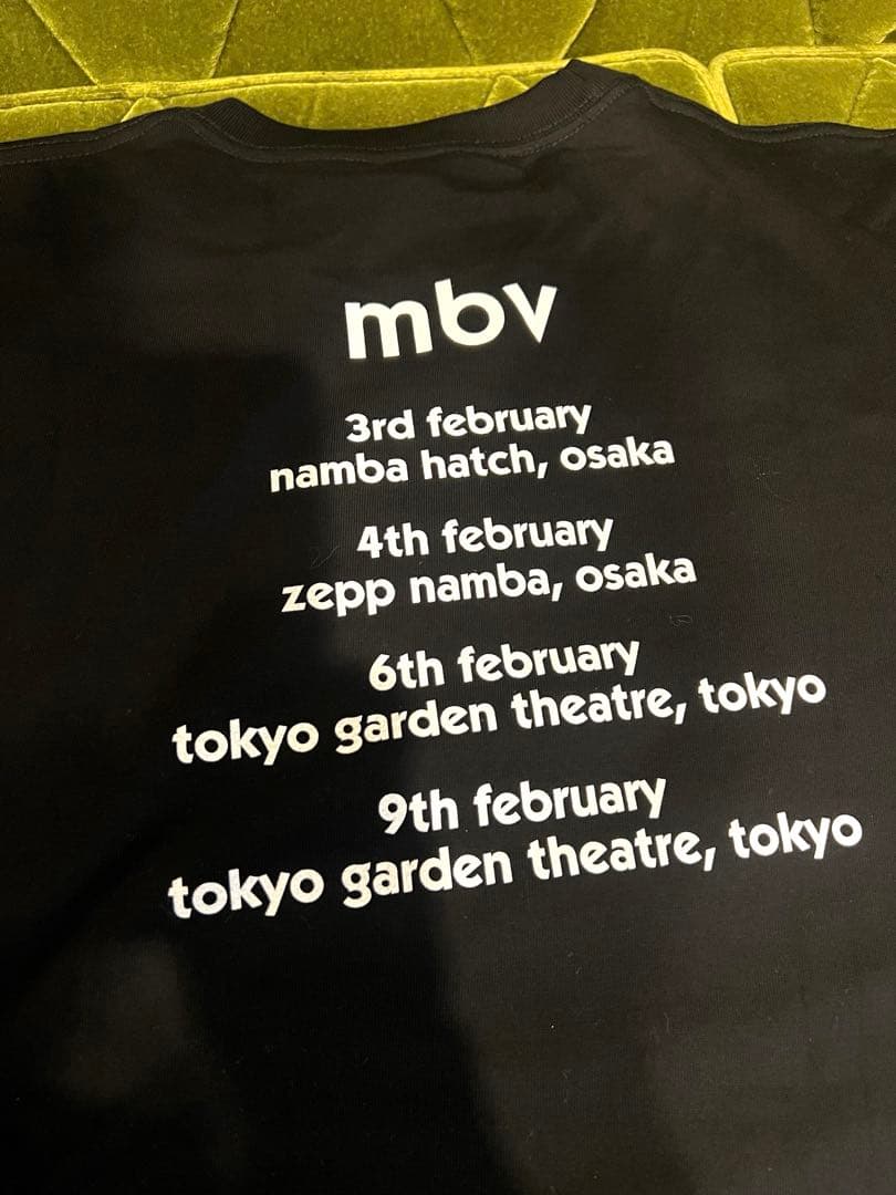 my bloody valentine2026年ツアーTシャツ(XLサイズ)