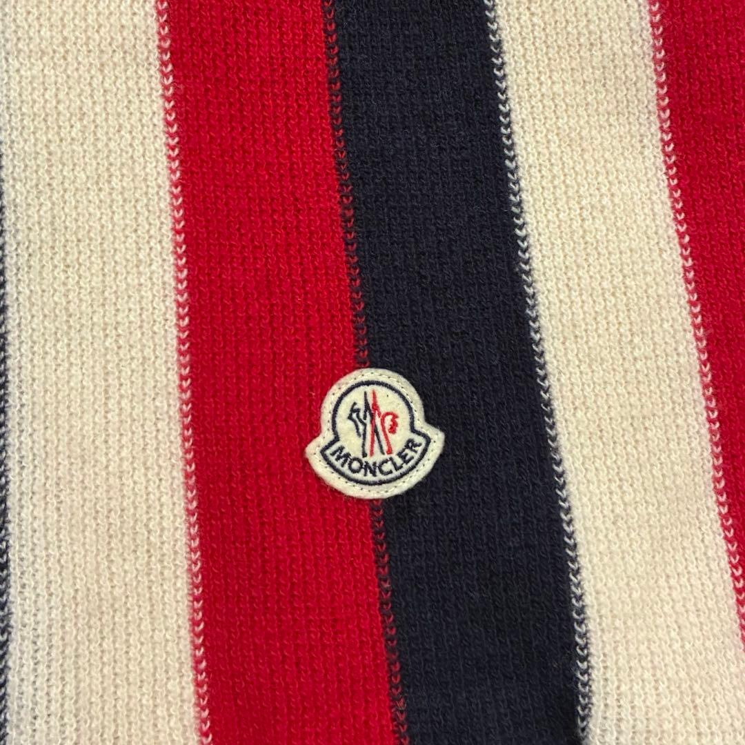 MONCLER トリコロールカラー　マフラー