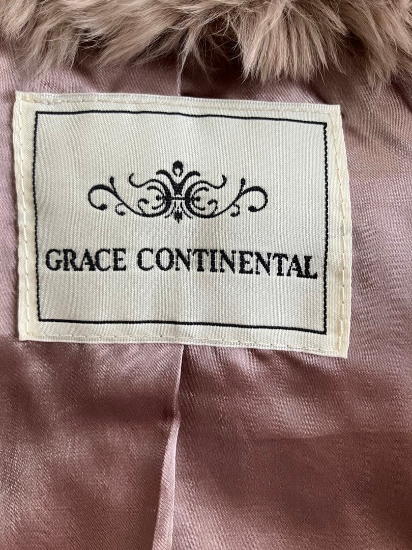 グレースコンチネンタル　フード付き レッキス　ファーコート サイズ36