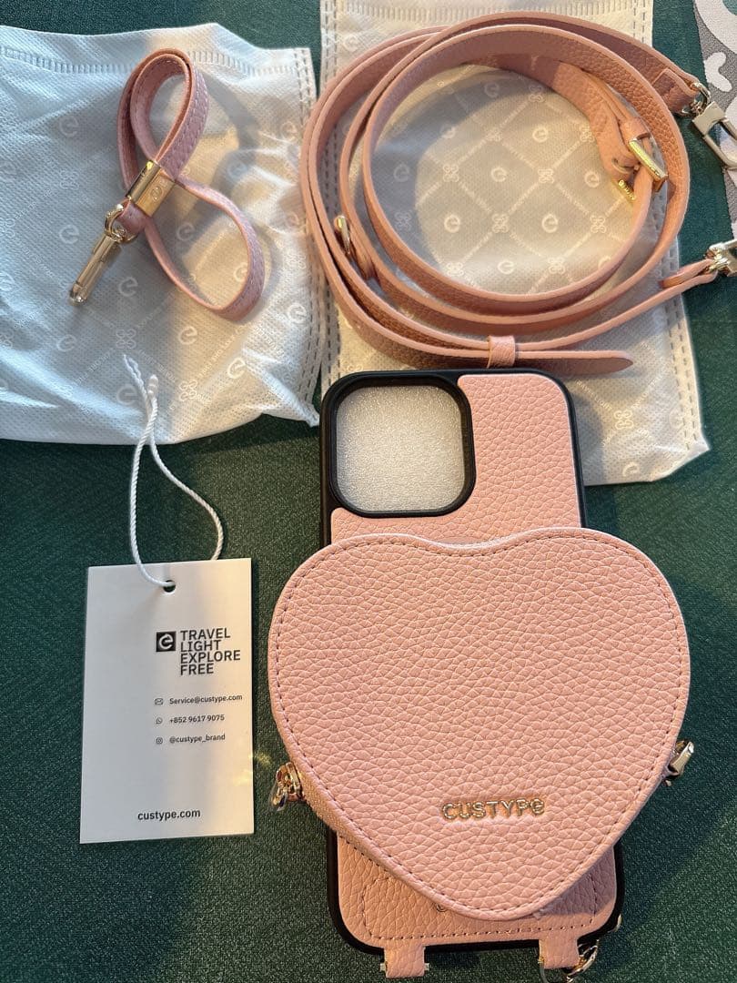 CUSTYPE ハート型iPhone16ProMAXケース ピンク⭐︎新品未使用