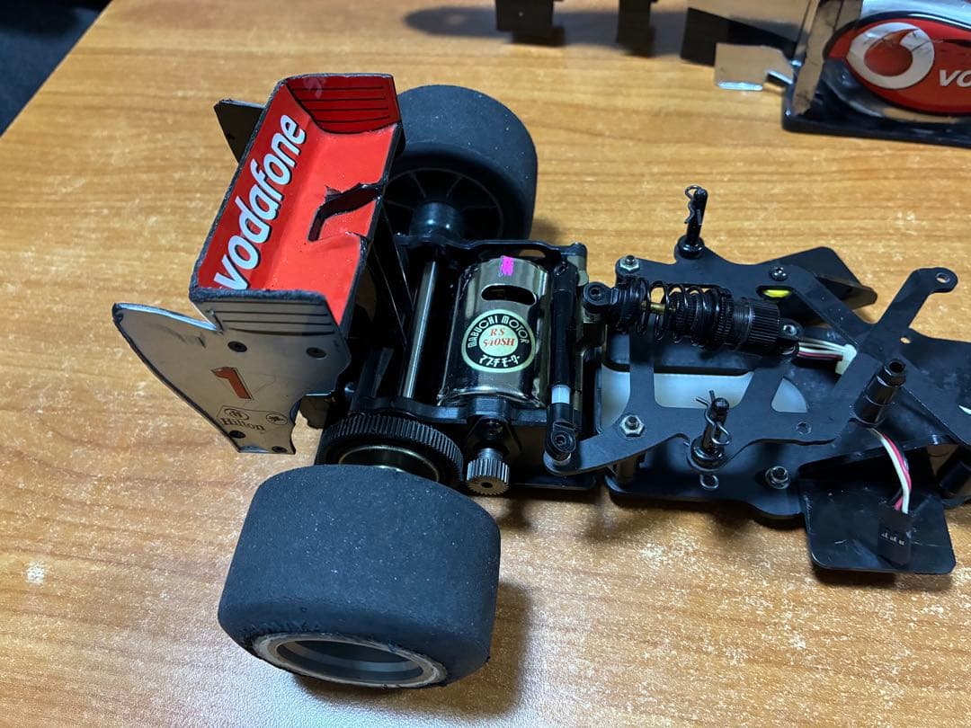 タミヤ F104X1シャシー　マクラーレンボディ