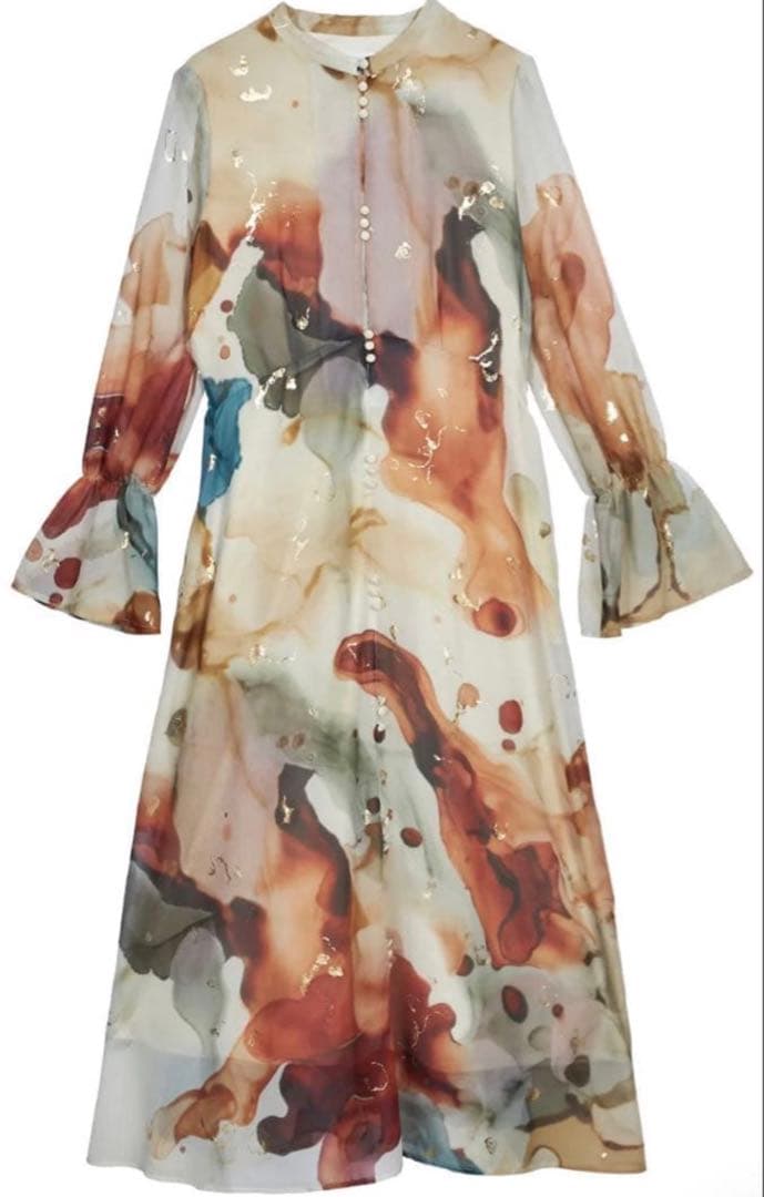 値下げ中Ameri UNDRESSED AMELIA INK ART DRESS