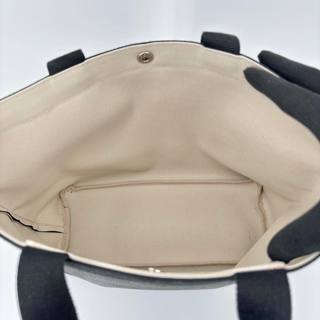 新品に近い エルベシャプリエ 704gp 舟型 M スクエアトート ノワール