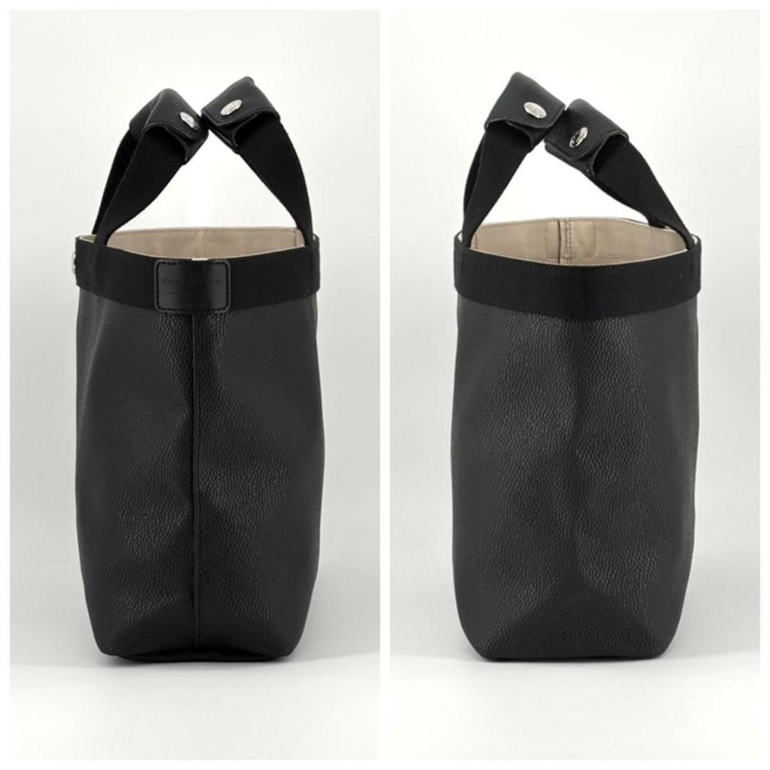 新品に近い エルベシャプリエ 704gp 舟型 M スクエアトート ノワール