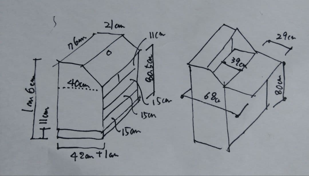 お値下げ！アンティーク☆ライティングビューロー　たぶんイギリス製　椅子は別売り