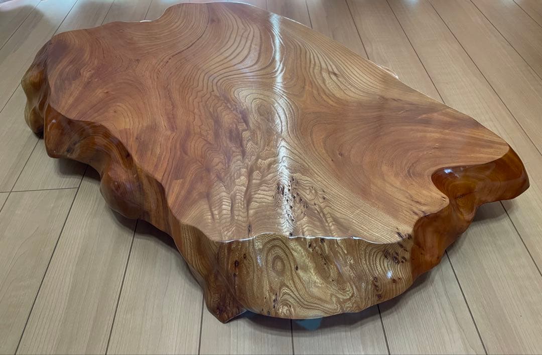 一枚板　特大73cm 板厚5cm 花台　飾り台　テーブル