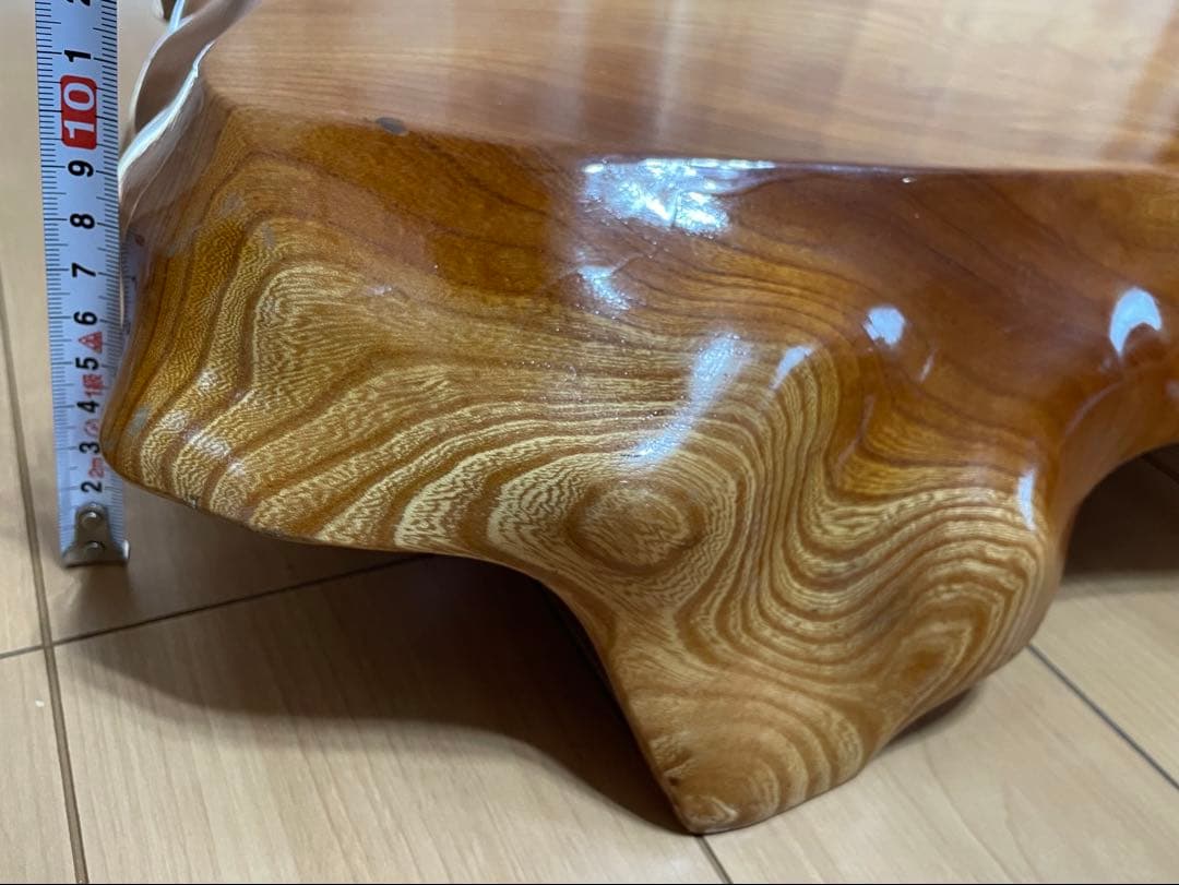 一枚板　特大73cm 板厚5cm 花台　飾り台　テーブル