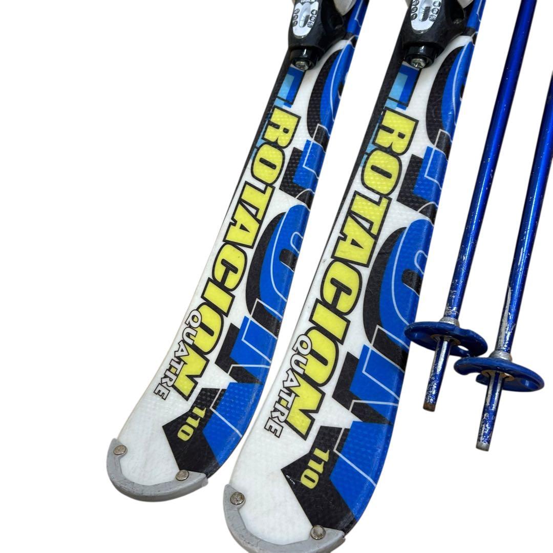 ③SWALLOW スキー板 3点セット ジュニア110cm 21cm