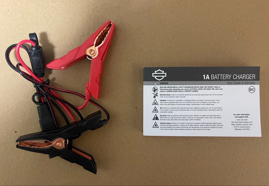 【ハーレー純正】1 AMP バッテリーチャージャー 充電器