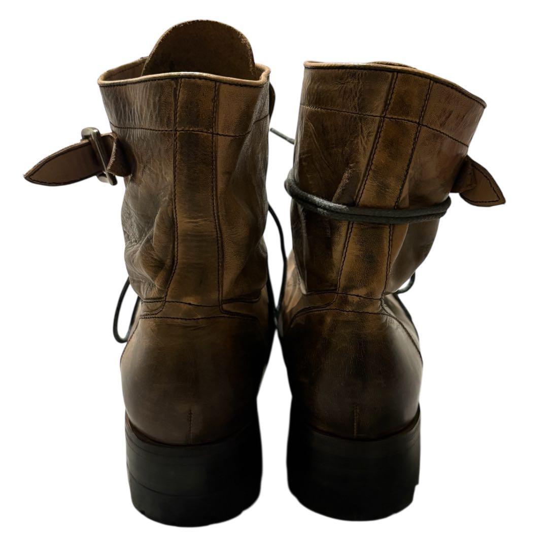 靴 alfred BANNISTER Leather race up boots