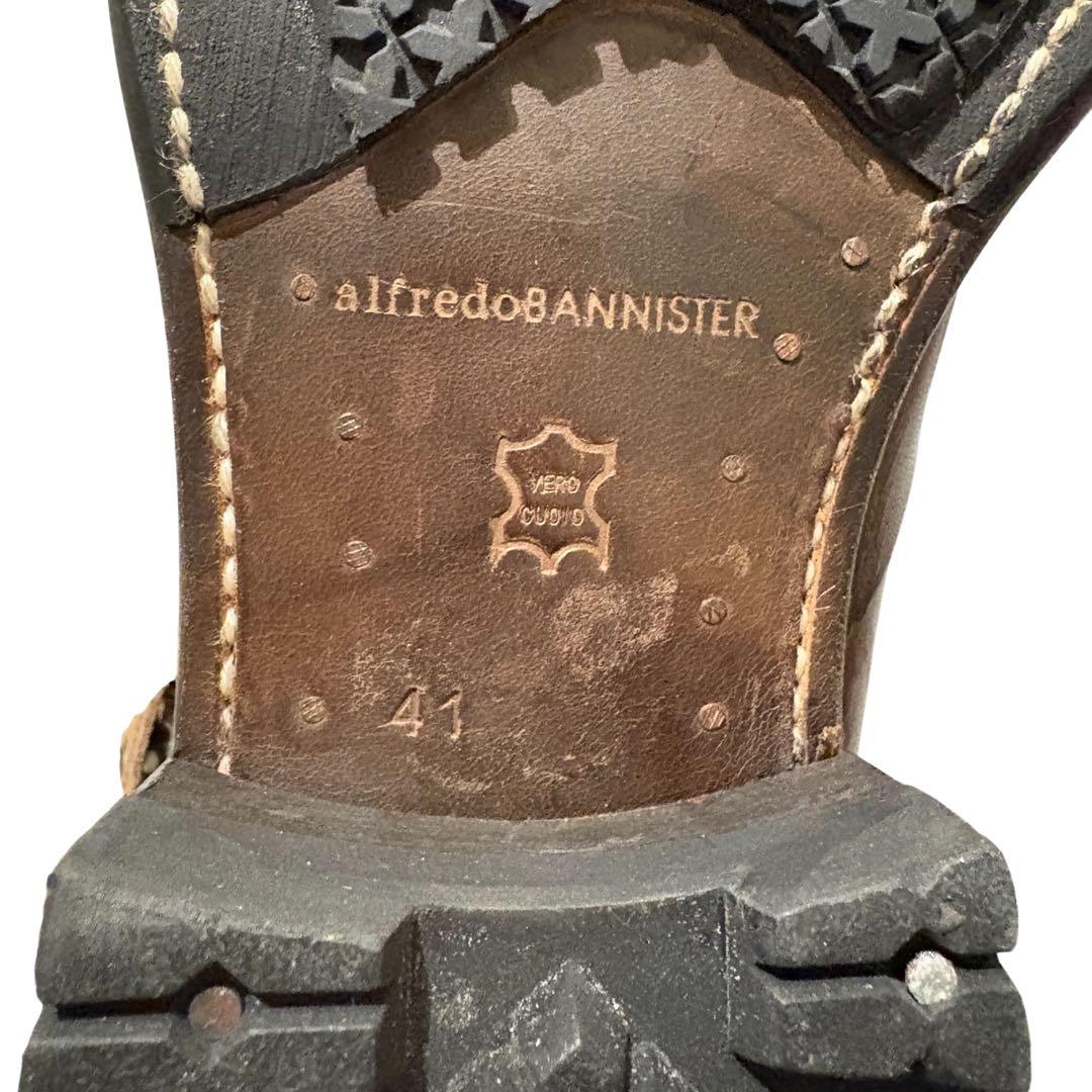 靴 alfred BANNISTER Leather race up boots