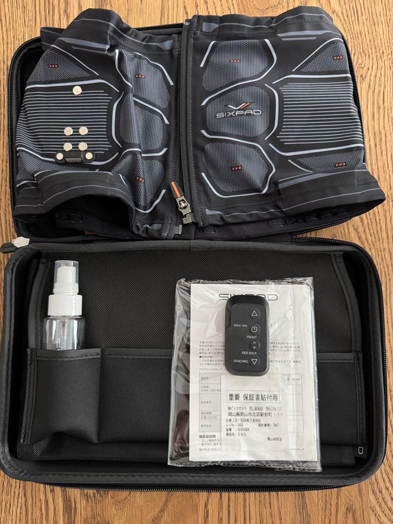 中古 SIXPAD コアベルト M MTG パワースーツコアベルトEMS