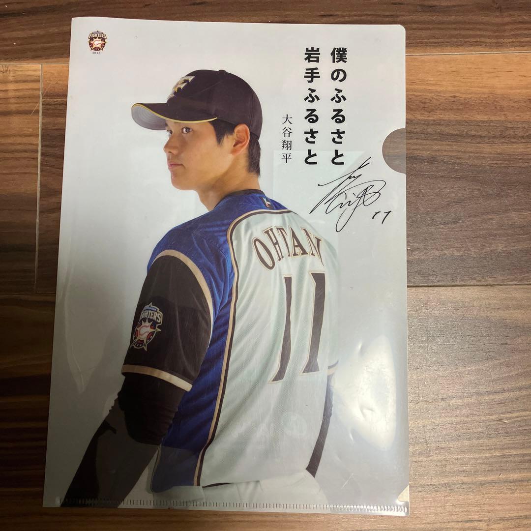 大谷翔平　ノベルティ　クリアファイル　JA岩手　北海道ファイターズ　ファイル