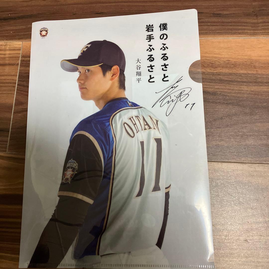 大谷翔平　ノベルティ　クリアファイル　JA岩手　北海道ファイターズ　ファイル