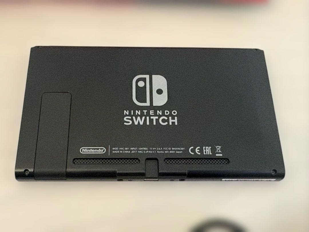 Nintendo Switch初代　黒グレー本体Joy-Conなしジョイコンなし