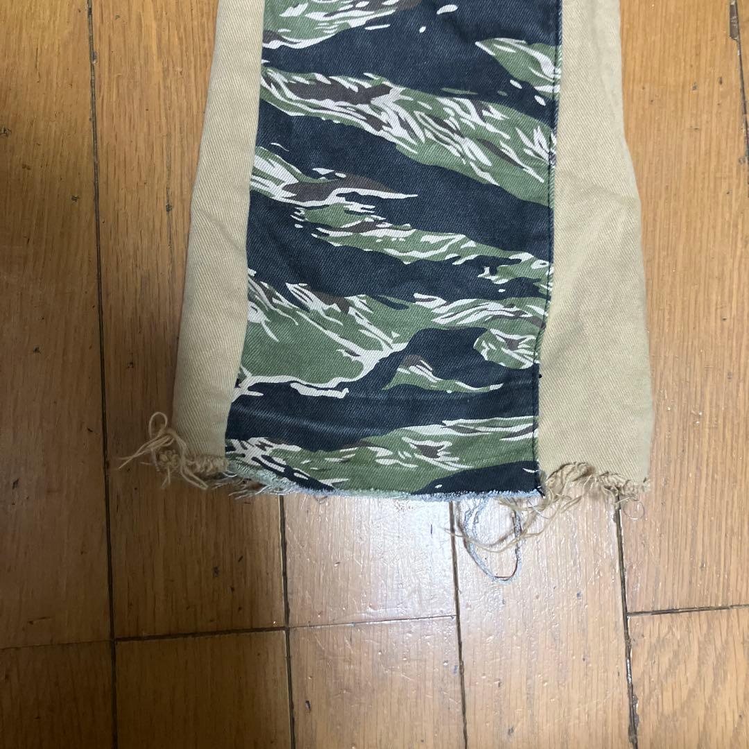 (eyden着用)VALABASAS 迷彩柄 スリムフィットパンツ 32