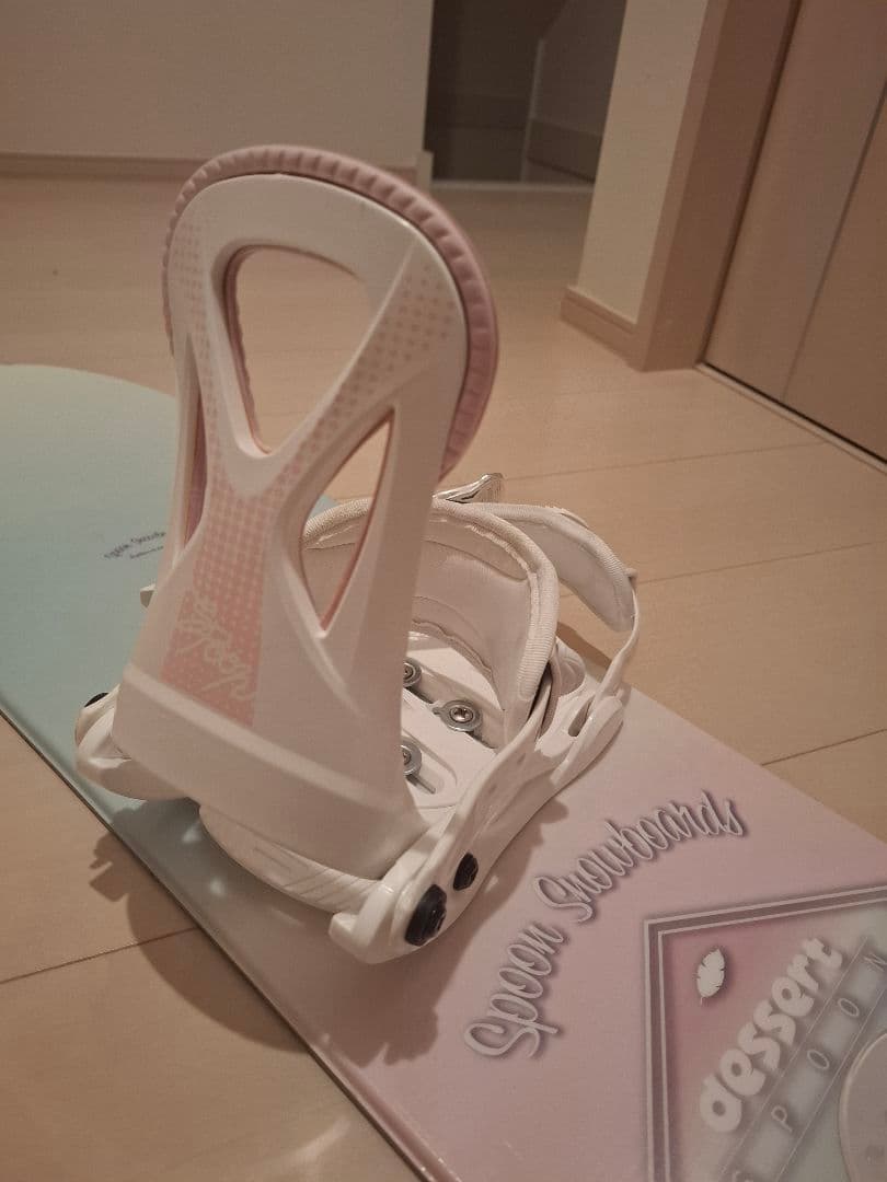 SPOON スノーボード ピンク/水色