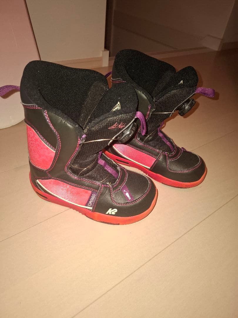 SPOON スノーボード ピンク/水色