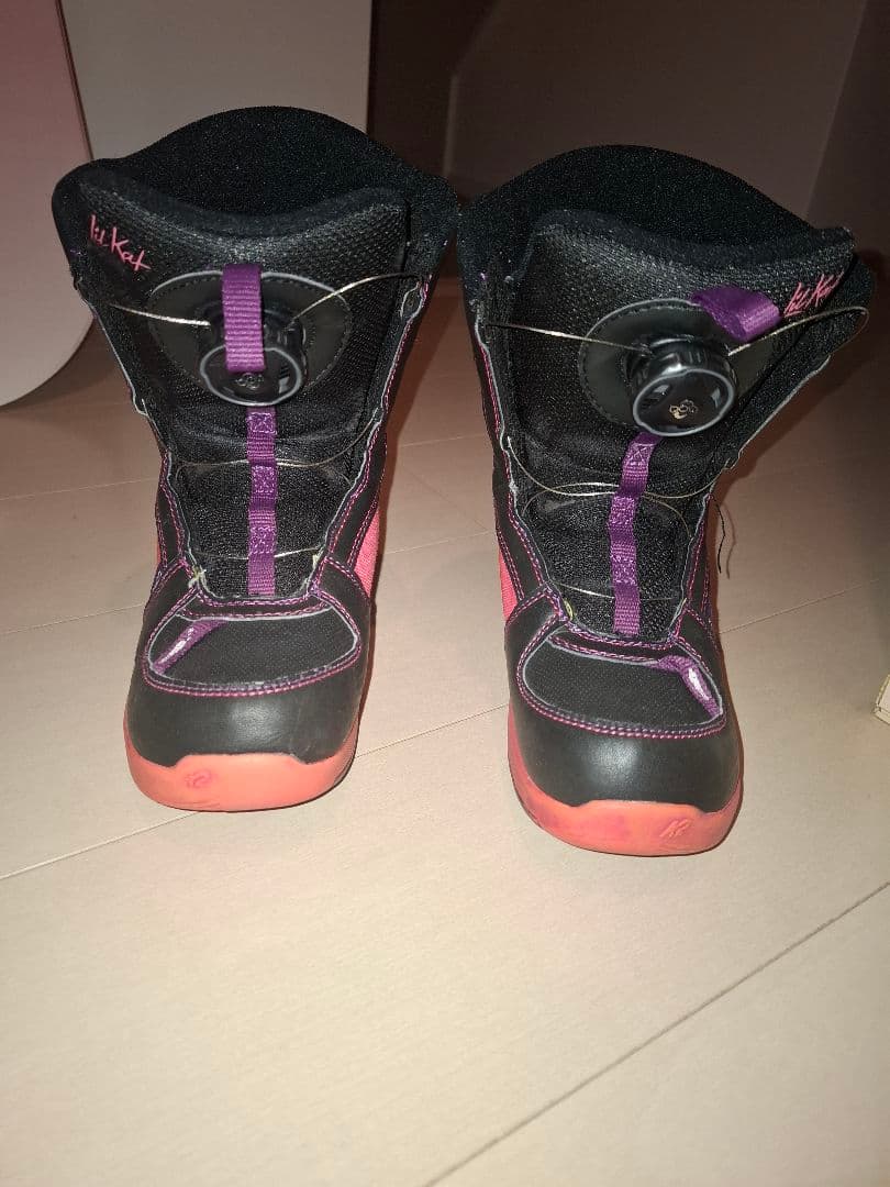 SPOON スノーボード ピンク/水色