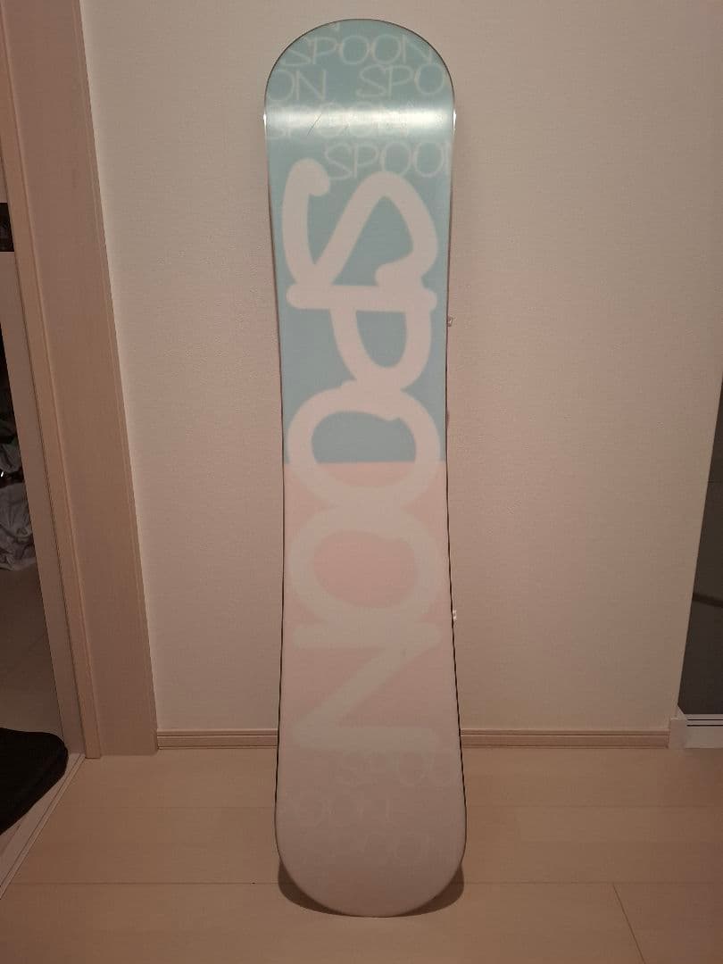 SPOON スノーボード ピンク/水色