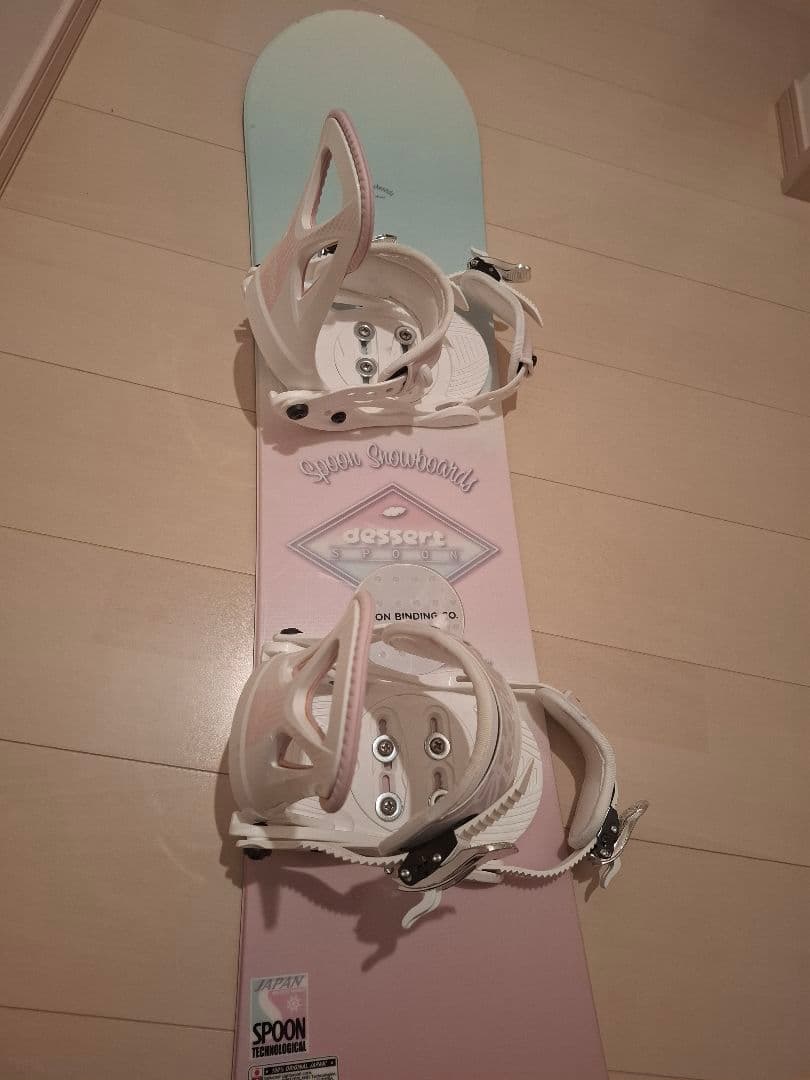SPOON スノーボード ピンク/水色