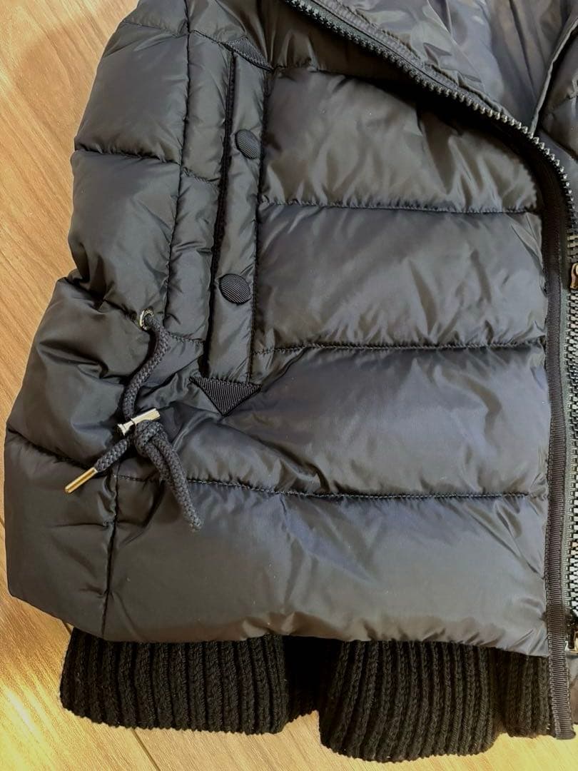 【MONCLER】モンクレール ブラックダウンベスト　レディース