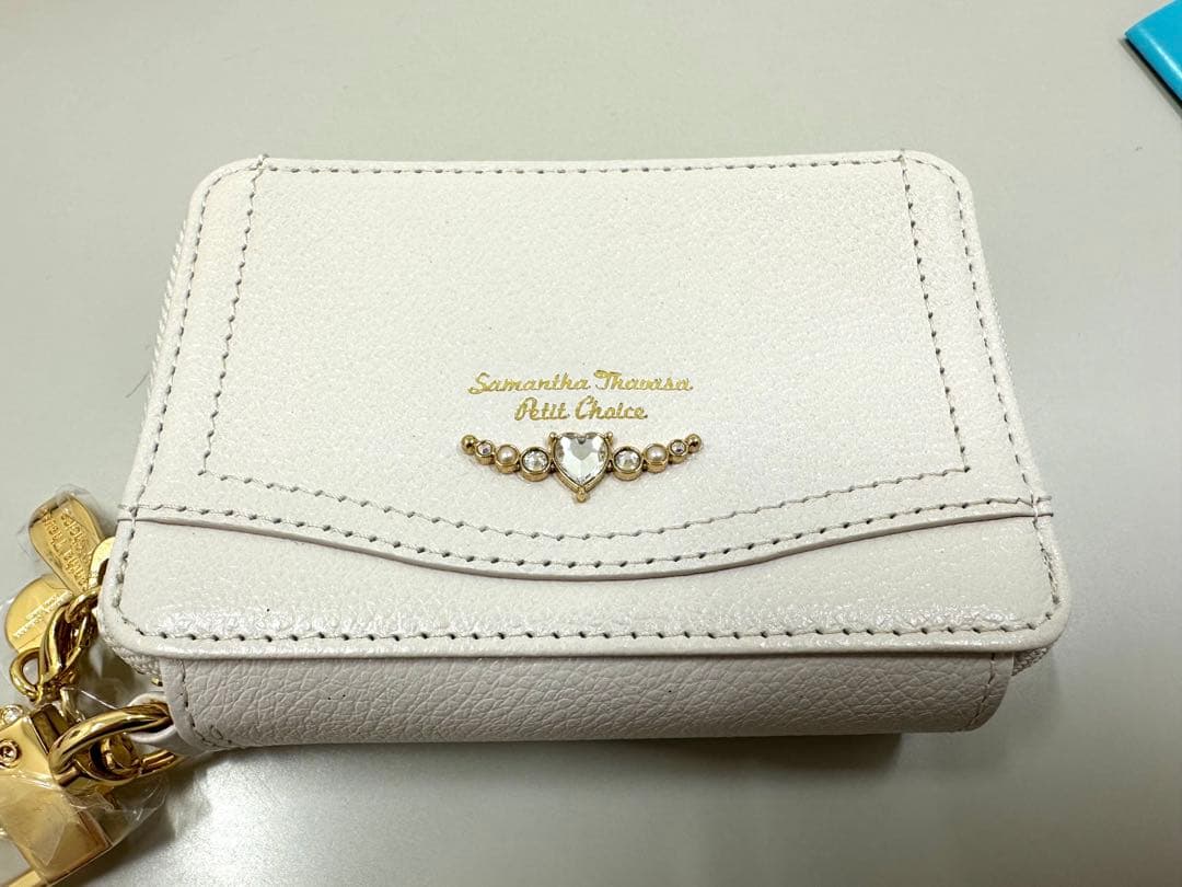 サマンサタバサプチチョイス　クリアハートビジューキーケース＋チャーム　新品未使用