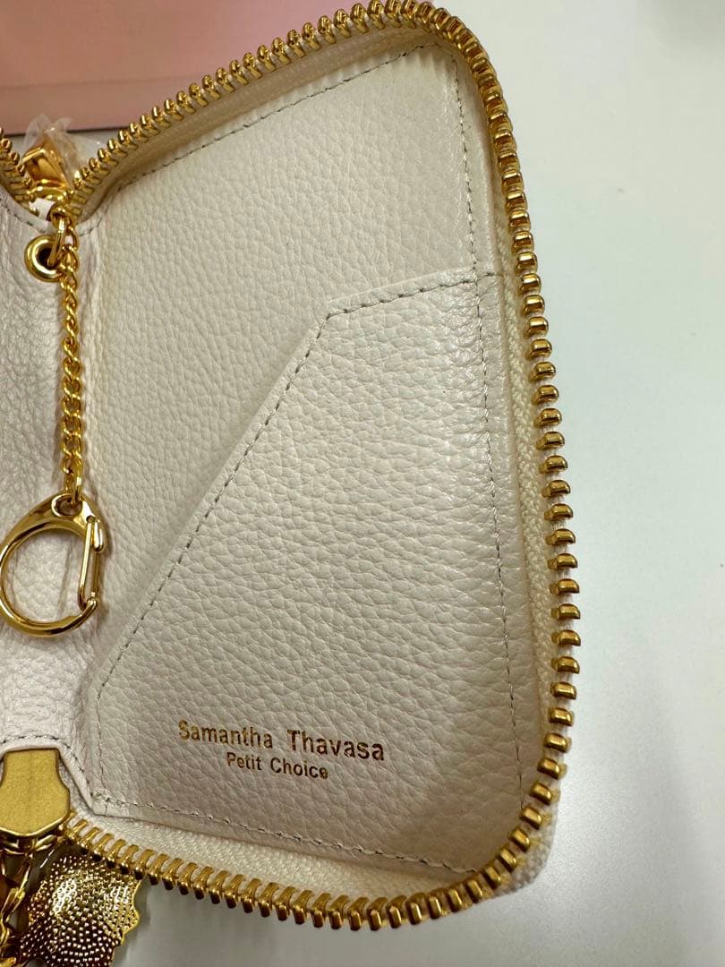 サマンサタバサプチチョイス　クリアハートビジューキーケース＋チャーム　新品未使用