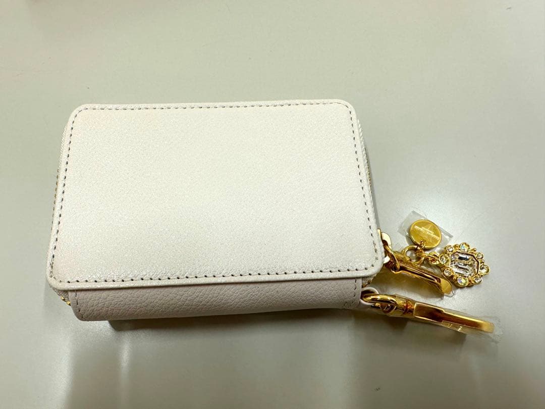 サマンサタバサプチチョイス　クリアハートビジューキーケース＋チャーム　新品未使用